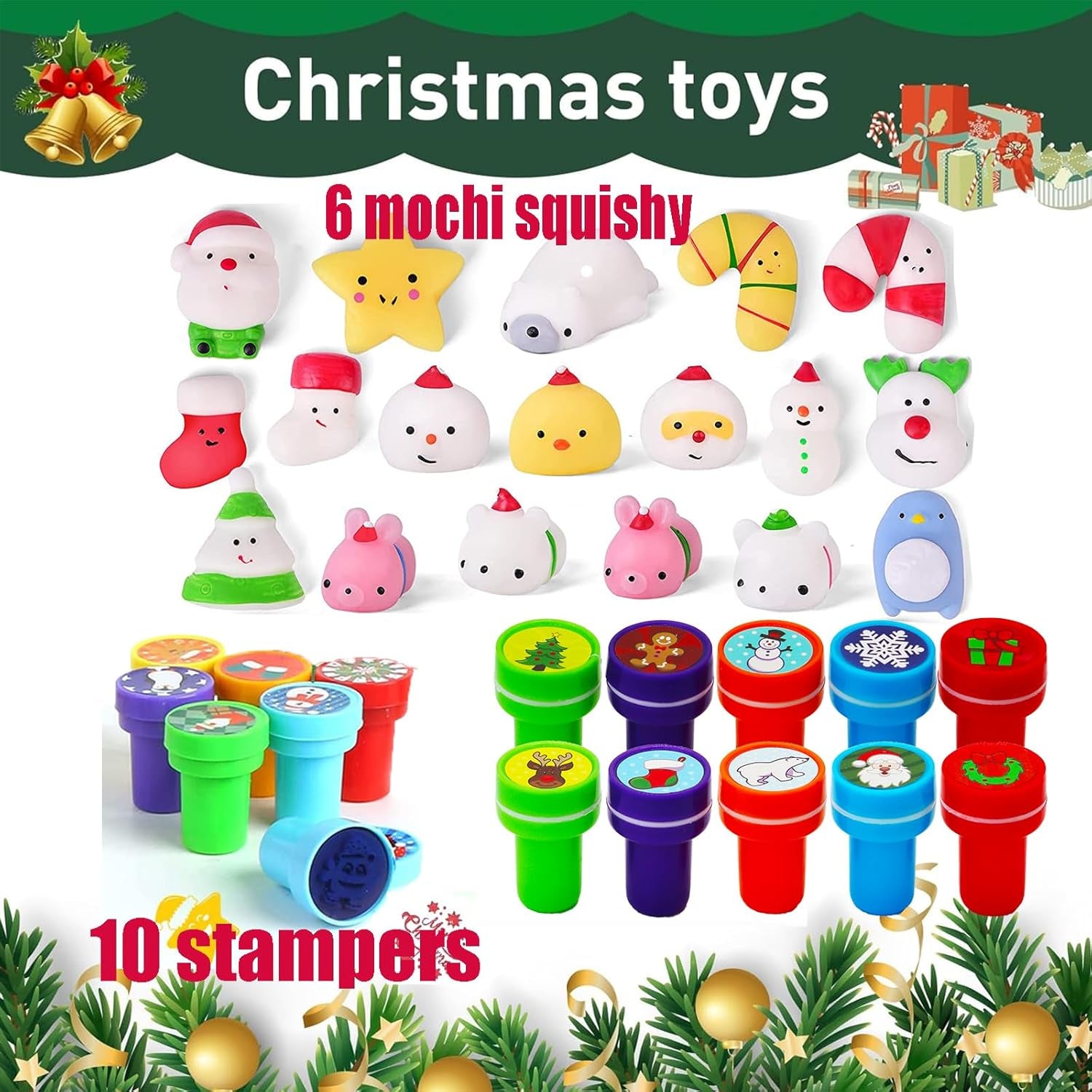 118 Pcs Christmas Party Favors for Kids, Fidget Prizes Treasure Box Toys, Pinata Goodie Bag Filler, Prizes for Kids Classroom, Treasure Chest Carnival Rewards, Stocking Stuffers for Students