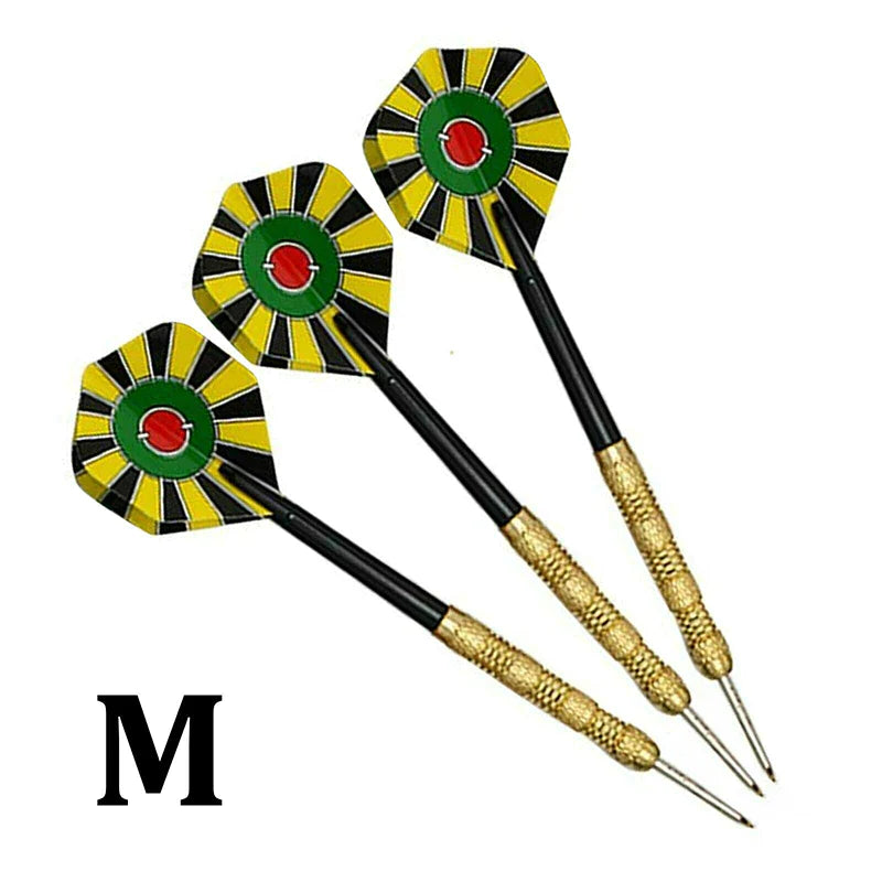 5 Sets (15Pcs) Steel Tip Professional Darts Set Darts Slim Barrel Dart Flights